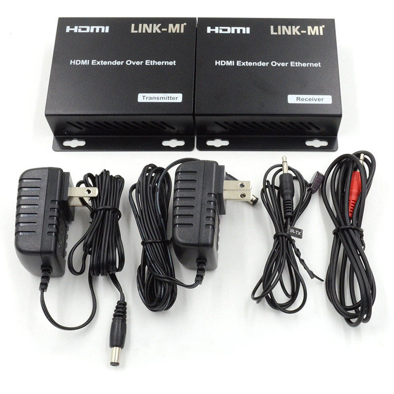 120M HDMI Extender AV sur IP 1080P avec point de support IR à plusieurs à plusieurs en cascade