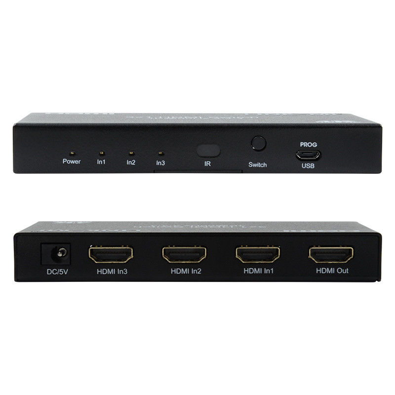3X1 HDMI 2.0 Commutateur Hd Matrix Commutateur 3 X 1 Hdmi Commutateur 3 Ports Hdmi Commutateur 1080P 20m