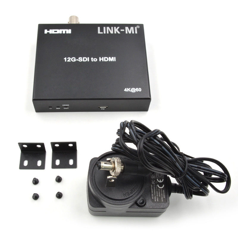 12G 6G 3G SDI vers le convertisseur vidéo HDMI Prise en charge YUV4:22 à 120 m maximum