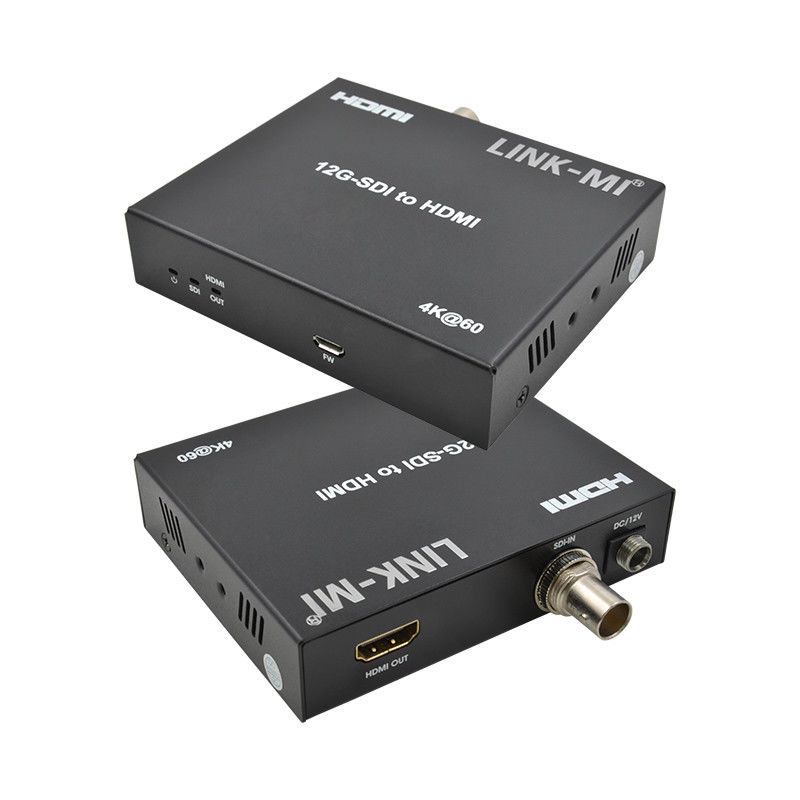 12G 6G 3G SDI vers le convertisseur vidéo HDMI Prise en charge YUV4:22 à 120 m maximum
