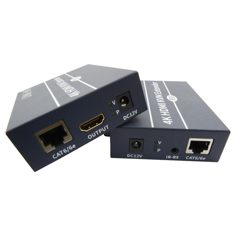 120m 4K KVM Extender HDMI sur le câble Cat 6 / Cat6e pour la souris clavier