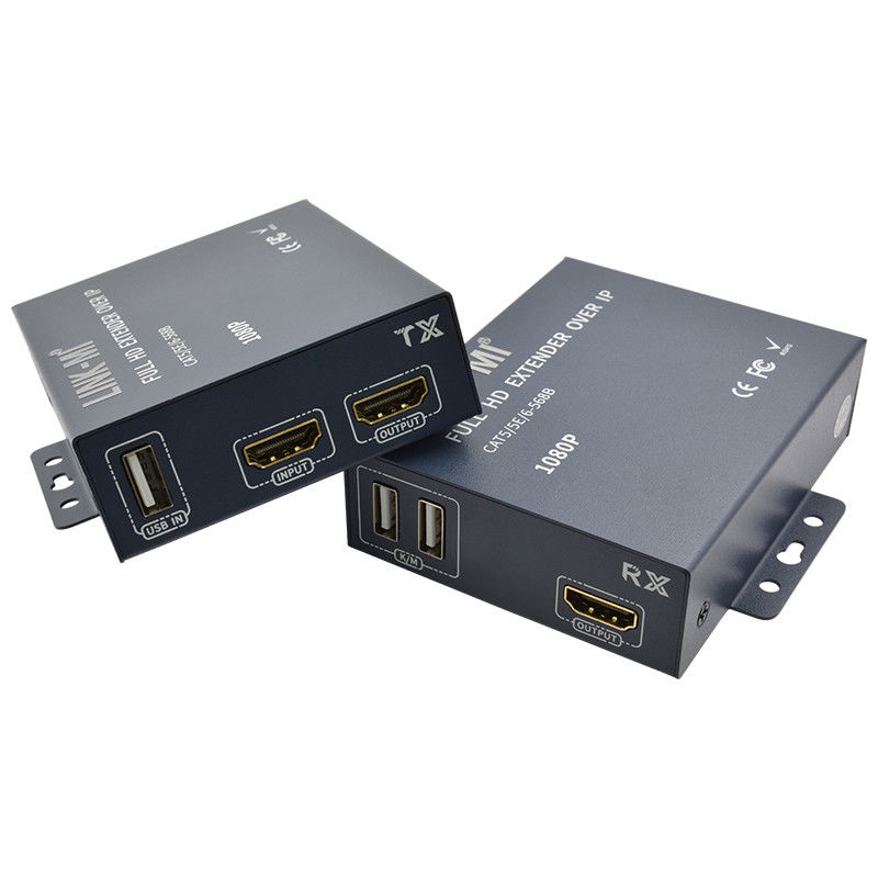 200M 1080p HDMI KVM Extenderhdmi Hdmi sur TCP/IP avec boucle de sortie point à point multi