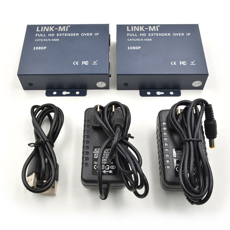 200M 1080p HDMI KVM Extenderhdmi Hdmi sur TCP/IP avec boucle de sortie point à point multi