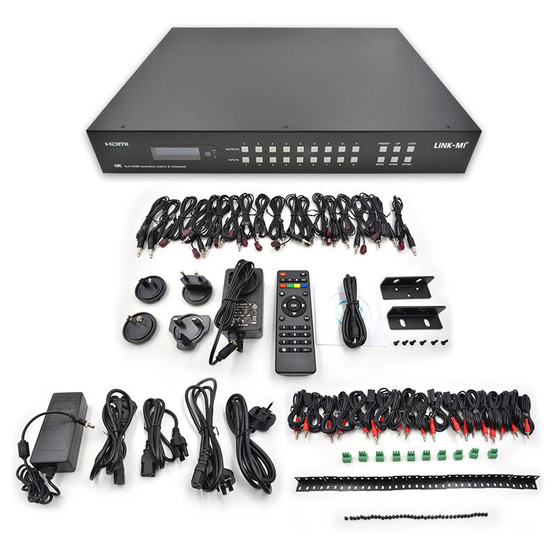 9x9 70M HDMI Processeur de paroi vidéo HDMI Splitter 3x3 4K HDMI Matrix Extender