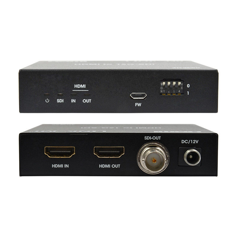 Convertisseur 4K HDMI vers SDI avec support de boucle 12G 4K@60Hz EDID Max 120m