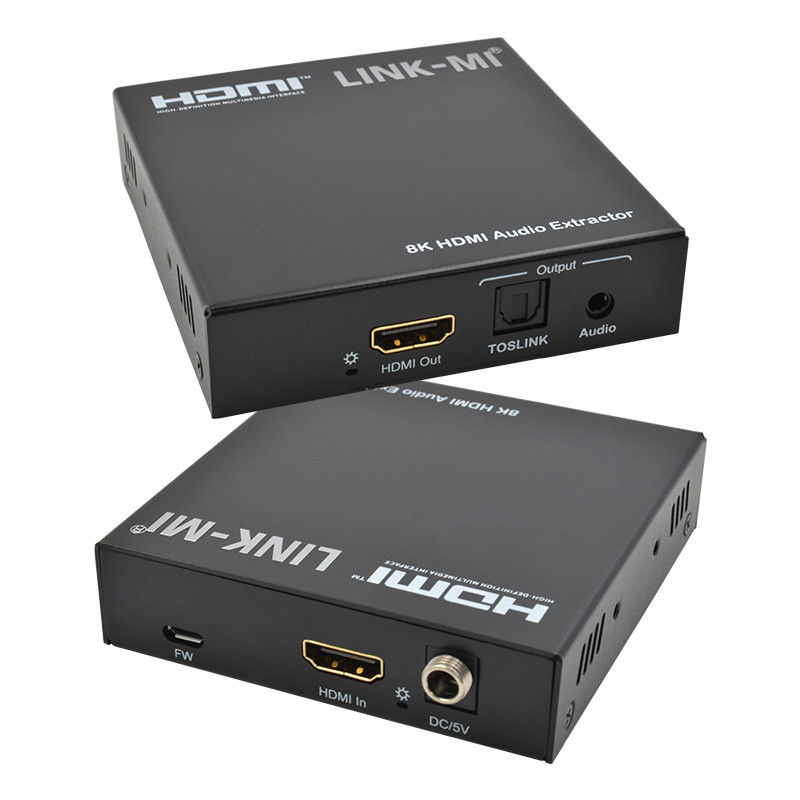 Extracteur audio HDMI 2.1 Audio Splitter 4k Prise en charge 8K 60Hz YUV4:2:0 CEC