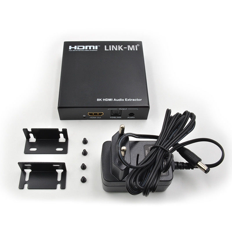 Extracteur audio HDMI 2.1 Audio Splitter 4k Prise en charge 8K 60Hz YUV4:2:0 CEC