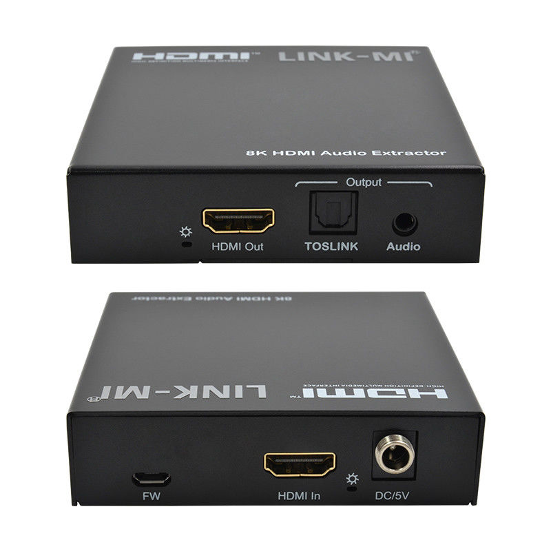 Extracteur audio HDMI 2.1 Audio Splitter 4k Prise en charge 8K 60Hz YUV4:2:0 CEC