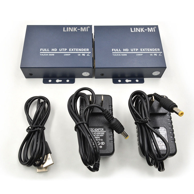 1080P 120M HDMI Extender KVM UTP Extender 148.5MHz sur le câble Cat5E/6 IR facultatif