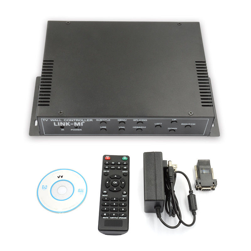 2X2 HDMI Contrôleur murale vidéo Prise en charge 1X4 1X3 1X2 TV Splicing Box pour 4 écrans