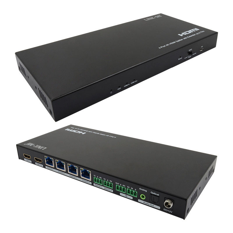 70M 1x4 4K HDMI Splitter Extender avec extrait audio 1x4 Hdmi Splitter sur Cat6