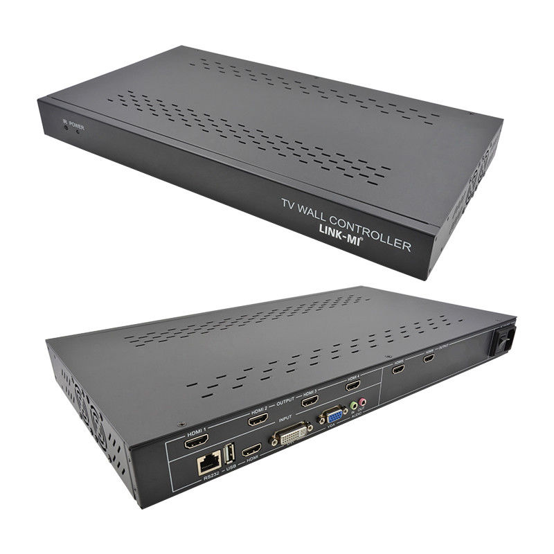 Contrôleur mural vidéo HDMI à 6 canaux 2X3 Contrôleur mural LED pour 6 téléviseurs à jonction