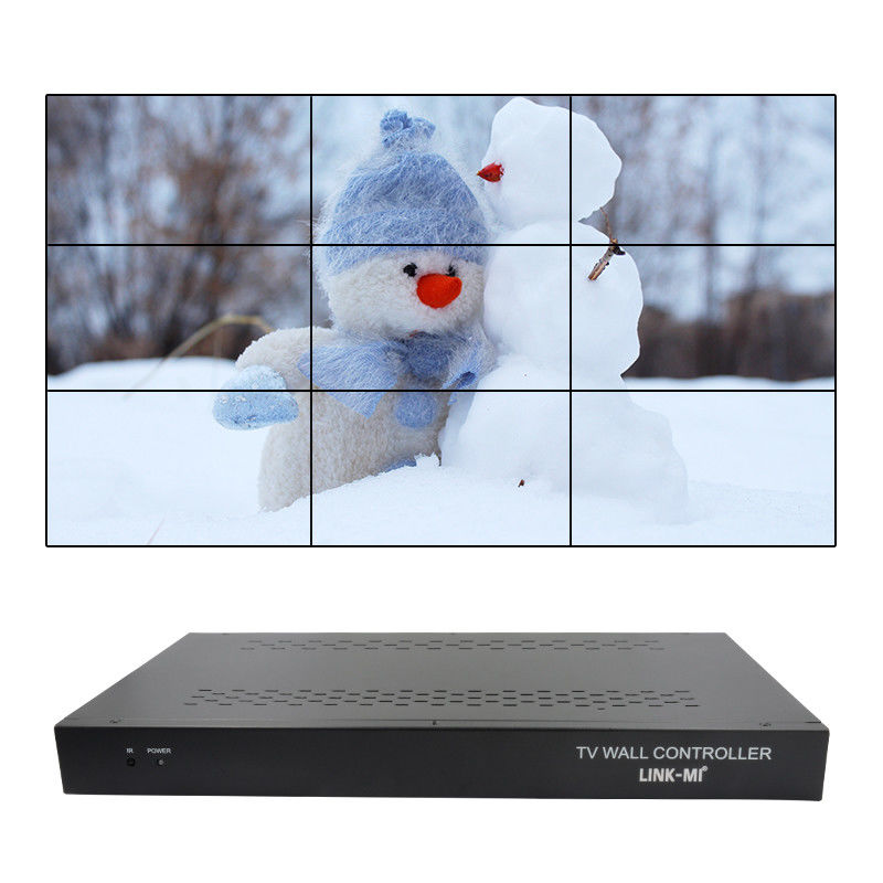9 canaux HDMI contrôleur mural vidéo 3X3 Zoom sous-titres contrôleur multi-affichage pour la publicité