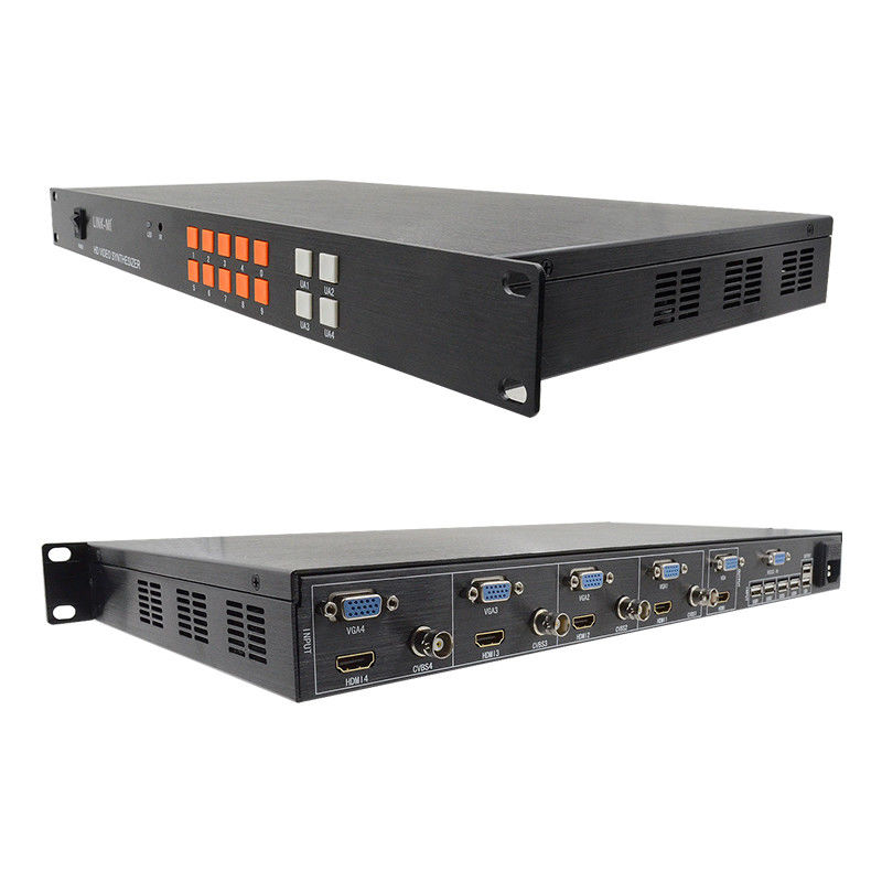 Synthétiseur 4 en 1 HD HDMI Multi Viewer VGA CVBS HDMI 4x1 Quad Multi Viewer