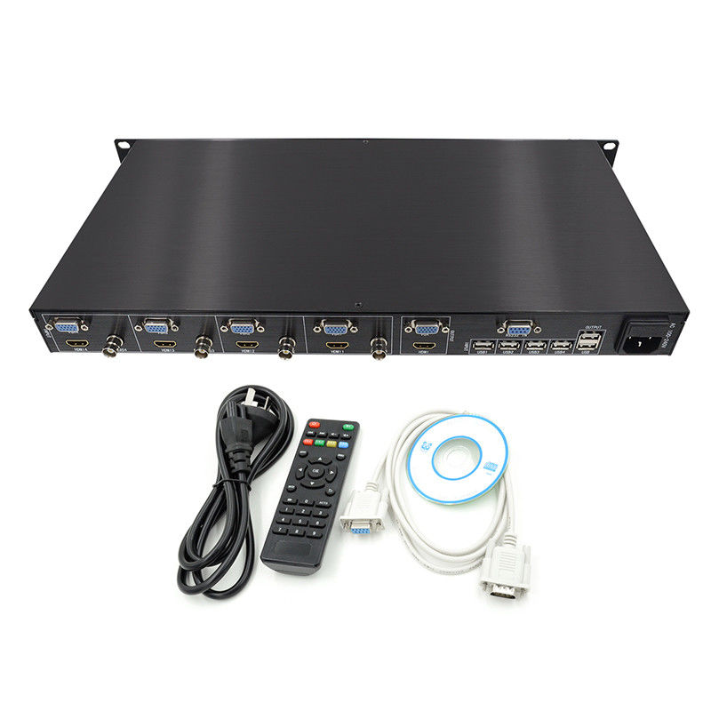 Synthétiseur 4 en 1 HD HDMI Multi Viewer VGA CVBS HDMI 4x1 Quad Multi Viewer