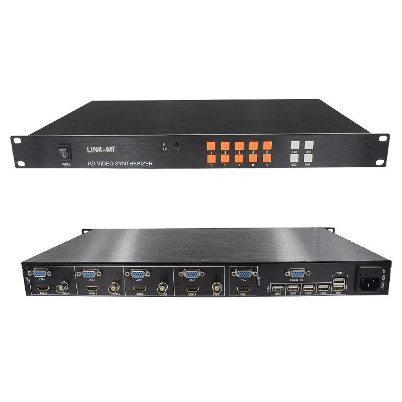 Synthétiseur 4 en 1 HD HDMI Multi Viewer VGA CVBS HDMI 4x1 Quad Multi Viewer