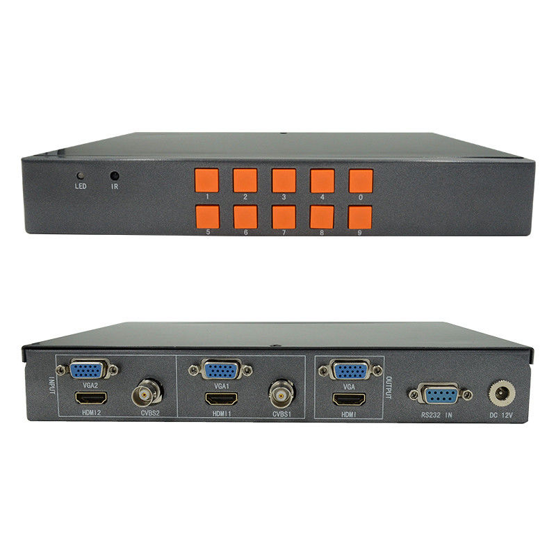 PIP POP 4k 60hz Hdmi Switcher 2x1 Multiviewer Toutes les images Zoom dans / hors 1080P