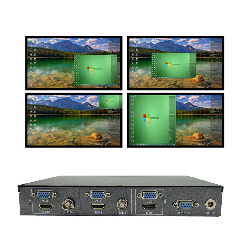 PIP POP 4k 60hz Hdmi Switcher 2x1 Multiviewer Toutes les images Zoom dans / hors 1080P