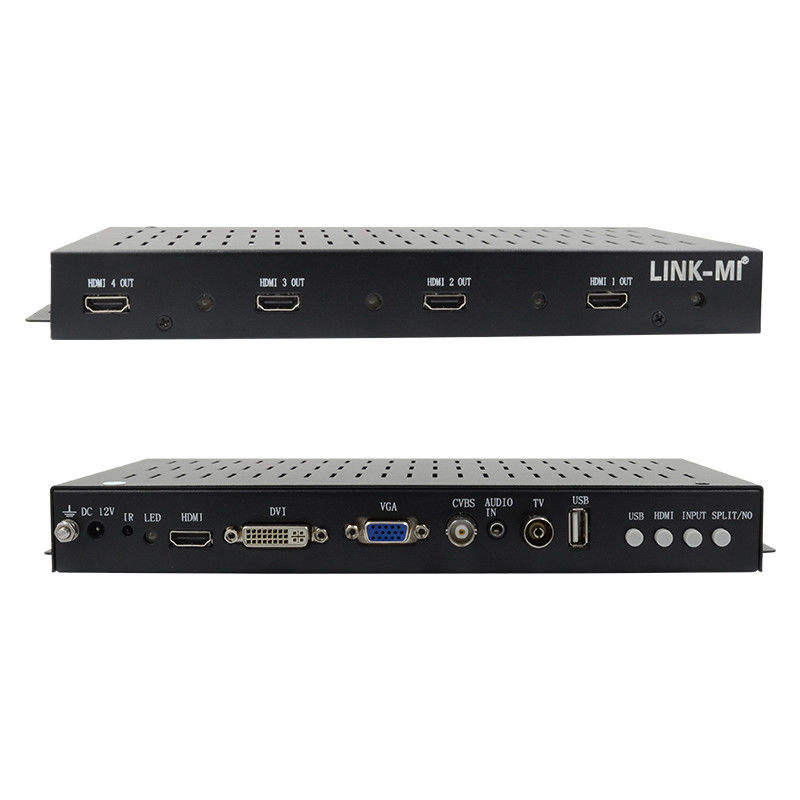 2X2 1X2 1X3 contrôleur murale vidéo HDMI 1x4 1080P 90 degrés de rotation pour affichage de portrait