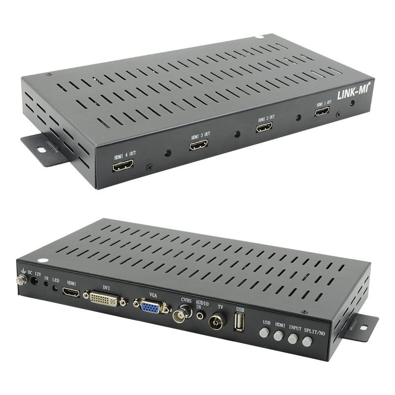 2X2 1X2 1X3 contrôleur murale vidéo HDMI 1x4 1080P 90 degrés de rotation pour affichage de portrait