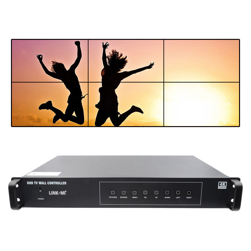 Contrôleur mural vidéo HDMI 2X3 4K 1X4 1X3 1X2 Processeur mural TV pour 6 écrans
