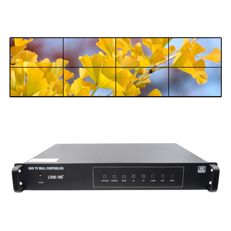Téléviseur 2X4 contrôleur murale HDMI 4K 60Hz 2X3 Processeur murale vidéo 2X2 Pour 8 unités d'affichage