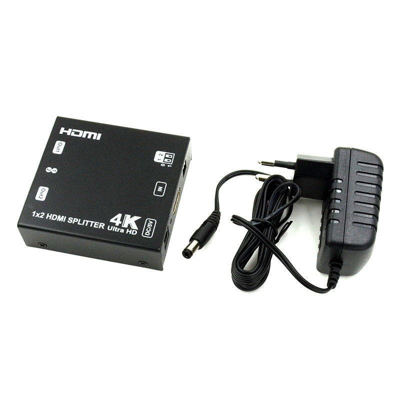 1X2 4K HDMI Extender Splitter Prise en charge 4K2K EDID 3D 2 Ports Vidéo Splitter