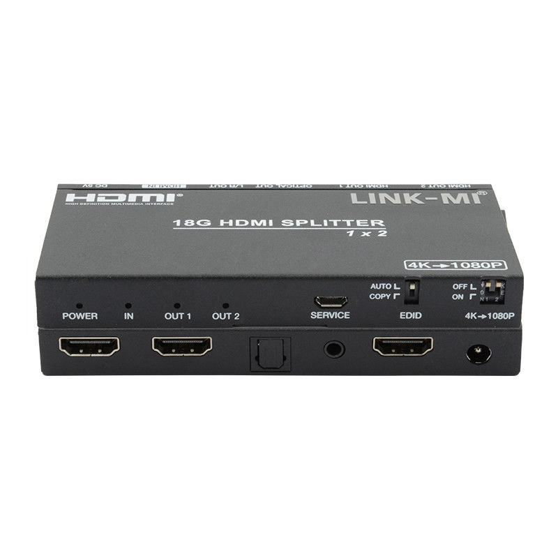 4K 2.0b 2 ports HDMI Splitter 4 HDCP 2.2COPY AUTO EDID Extrait vidéo audio HDMI