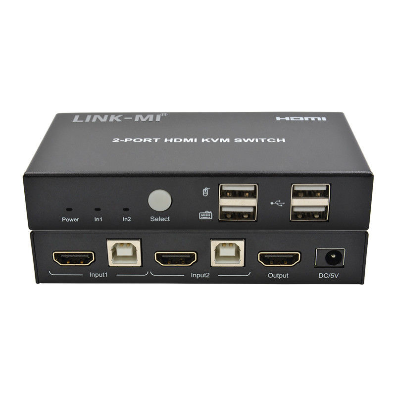 4K 2Port HDMI KVM Switch Prise en charge du port USB de type B