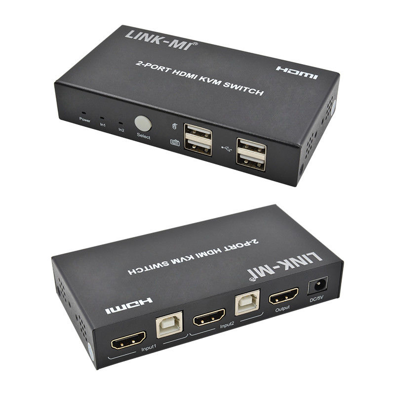 4K 2Port HDMI KVM Switch Prise en charge du port USB de type B