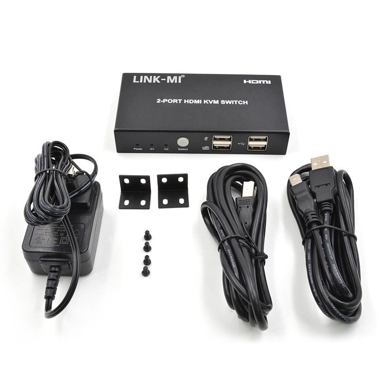 4K 2Port HDMI KVM Switch Prise en charge du port USB de type B