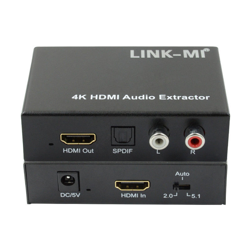 Extracteur audio HDMI 2K 4K pour Apple TV Lecteur Blu-Ray Prise en charge de l'EDID 3D