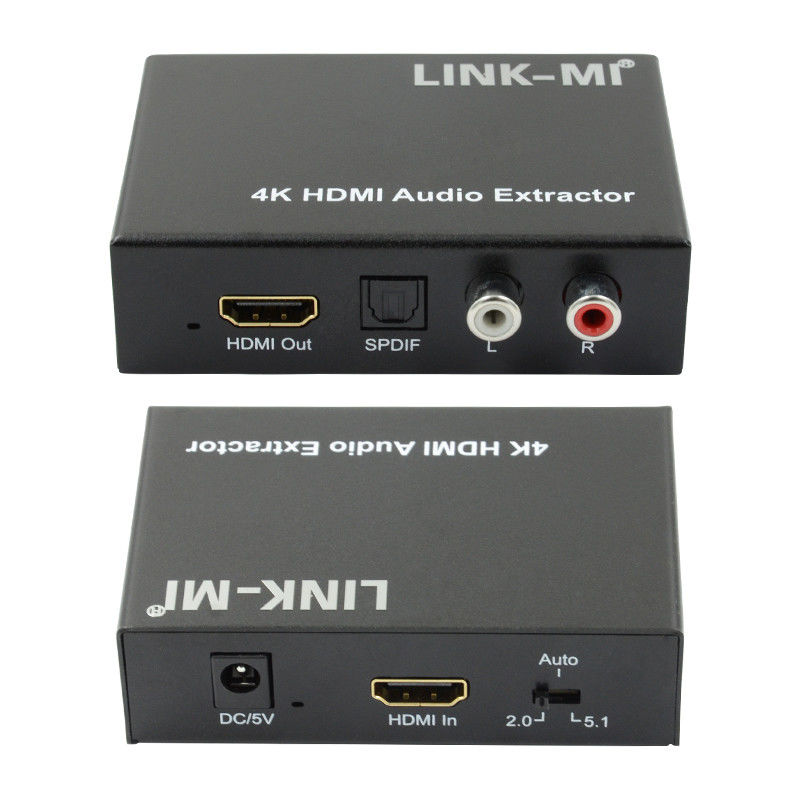 Extracteur audio HDMI 2K 4K pour Apple TV Lecteur Blu-Ray Prise en charge de l'EDID 3D