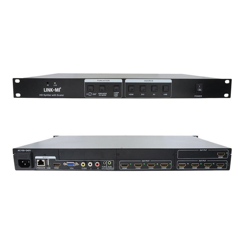 4X20 HDMI Splitter 4K avec échelleur Hdmi Audio Splitter 4k 4 à 20 canaux