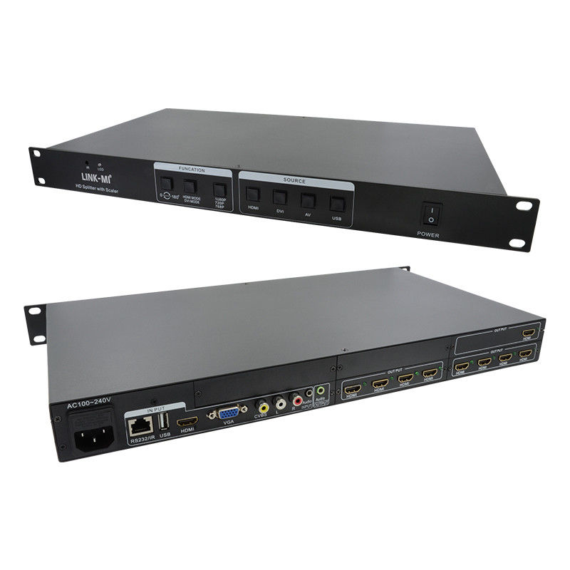 4X20 HDMI Splitter 4K avec échelleur Hdmi Audio Splitter 4k 4 à 20 canaux