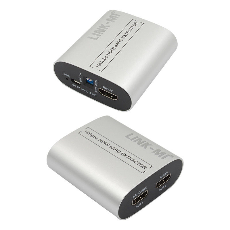 18 Gbps HDMI extracteur extracteur 4K@60Hz CEC EDID HDMI EARC Audio extracteur convertisseur