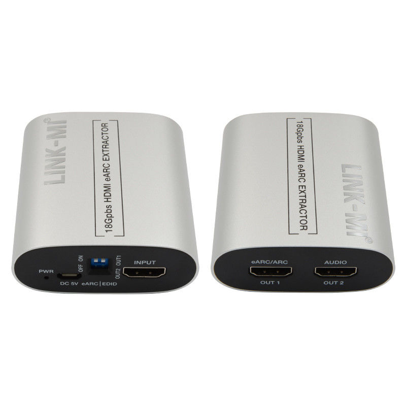18 Gbps HDMI extracteur extracteur 4K@60Hz CEC EDID HDMI EARC Audio extracteur convertisseur