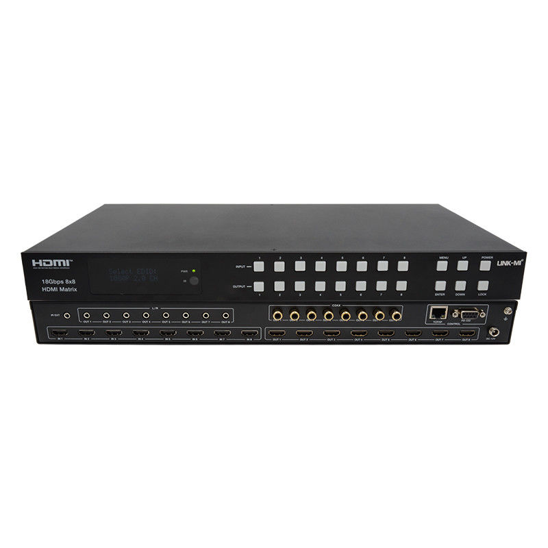 Commutateur de matrice 8x8 à 18 Gbps avec support de fonction ARC 4K2K 60Hz4:4