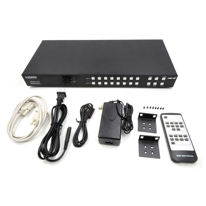 Commutateur de matrice 8x8 à 18 Gbps avec support de fonction ARC 4K2K 60Hz4:4