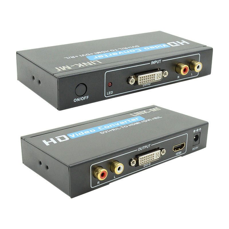 Convertisseur 1080P DVI vers HDMI avec prise en charge audio