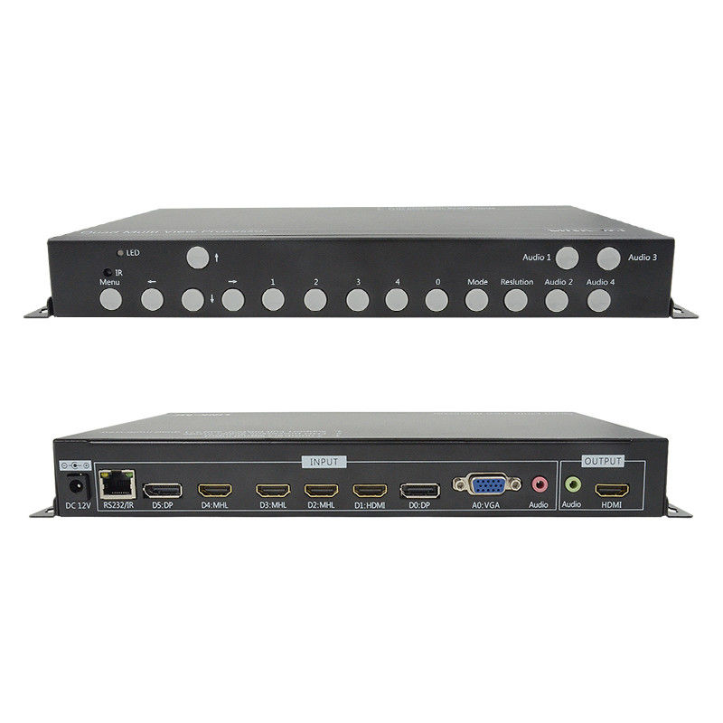 PIP POP HDMI Multi Viewer 4k 4x1 avec télécommande IR RS232