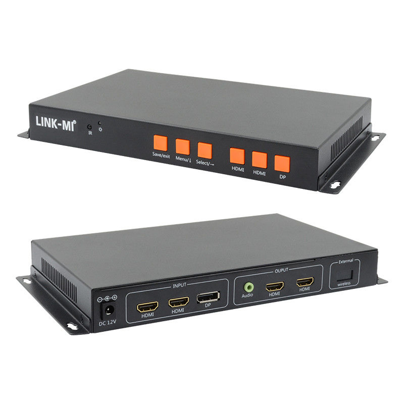 Écran téléphonique contrôleur de paroi vidéo HDMI 90 180 270 degrés de rotation HDMI processeur multi fenêtre