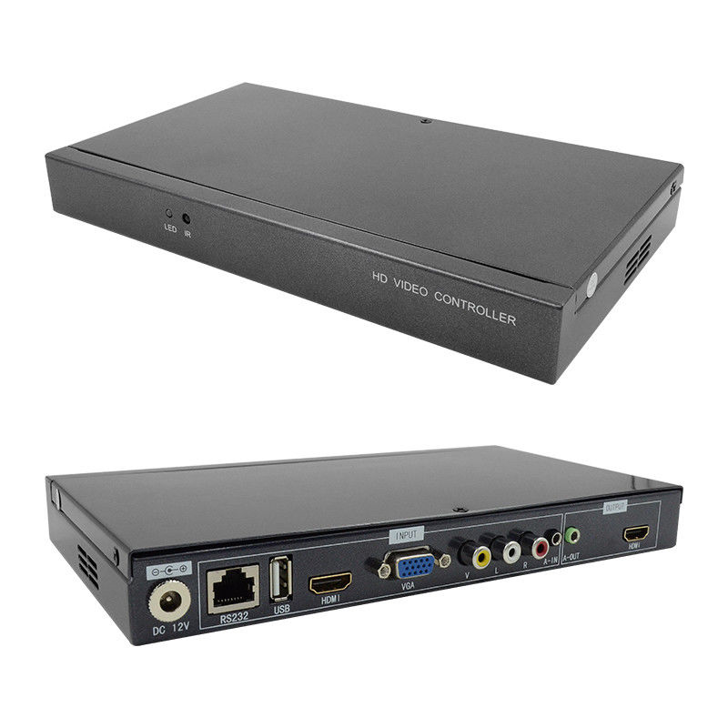 Superposer des caractères HDMI Contrôleur de mur vidéo Caption Adder 4 en 1 Processeur vidéo HD