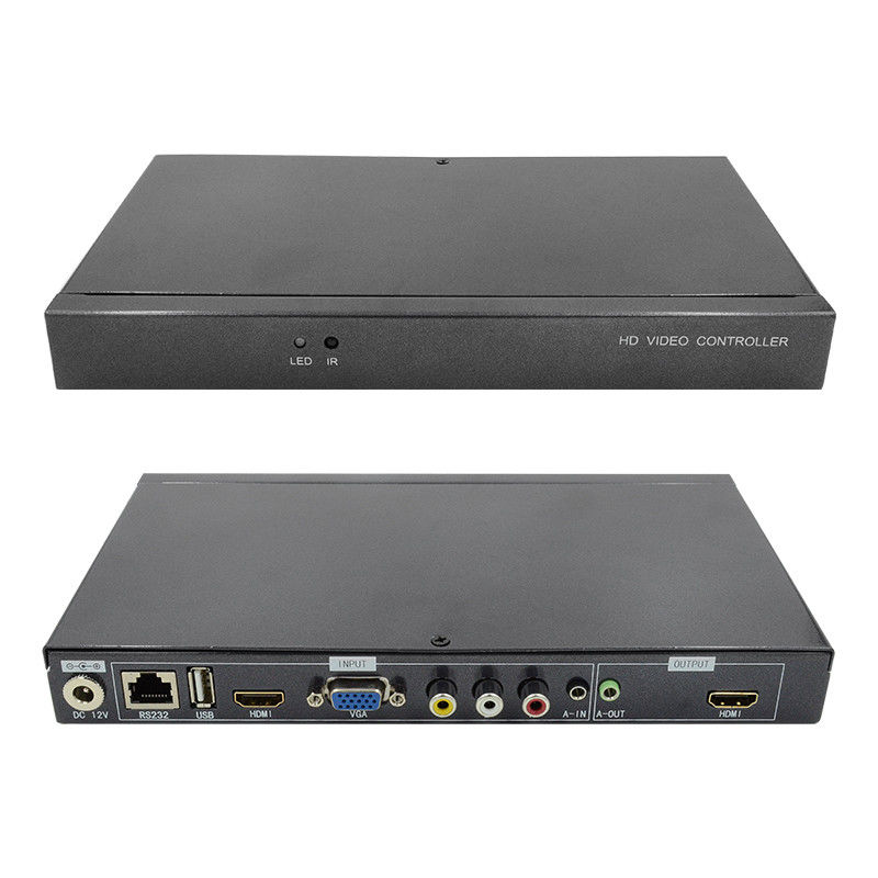 Superposer des caractères HDMI Contrôleur de mur vidéo Caption Adder 4 en 1 Processeur vidéo HD