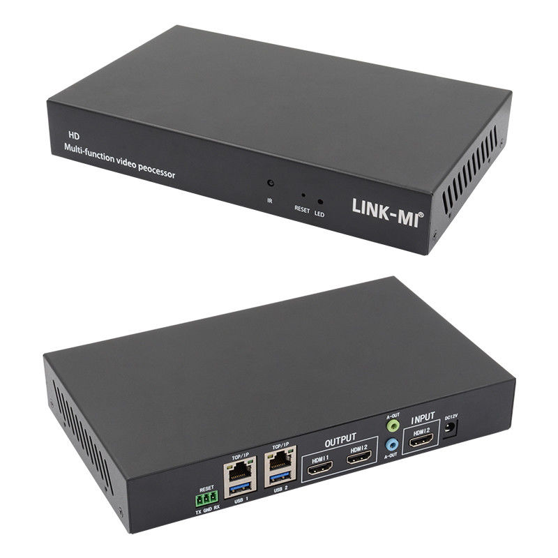 Multilingues RS232 HDMI Contrôleur de mur vidéo HD Caption Adder Processeur vidéo HDMI