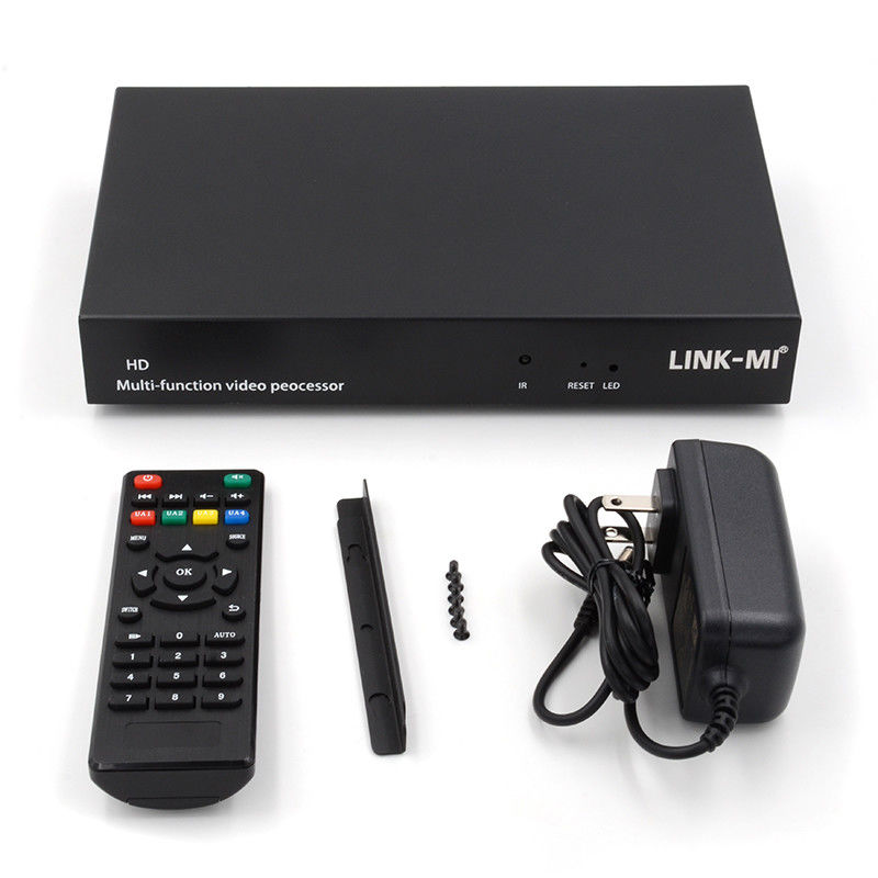 Multilingues RS232 HDMI Contrôleur de mur vidéo HD Caption Adder Processeur vidéo HDMI