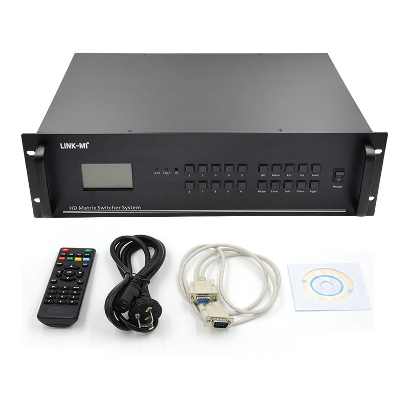 16 en 16 sortie HDMI Matrix Switch 4K 16X16 Vidéo Matrix Prise en charge du signal VGA DVI SDI