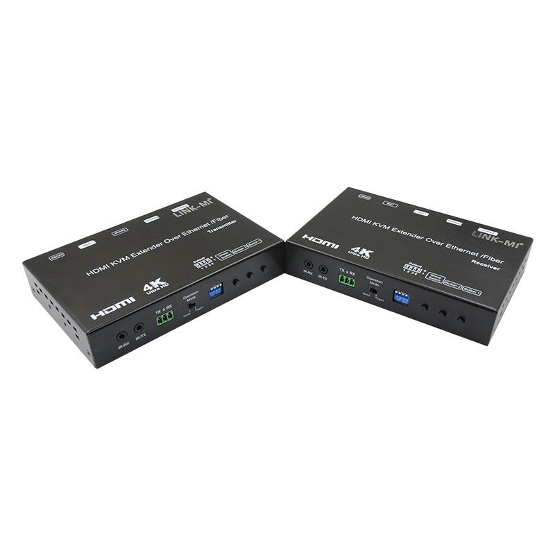 HDMI USB AV sur IP KVM Extender sur support de fibre POE RS232 Unicast Multicast