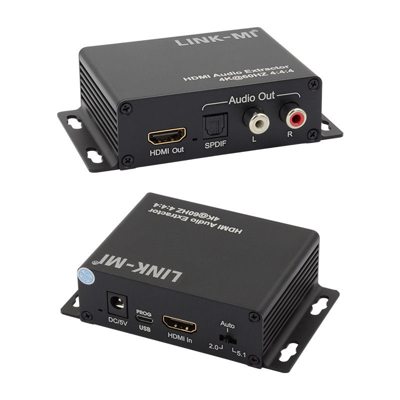 Prise en charge de l'extracteur audio HDMI 18 Gbps 4K 1080P EDID 3D Pour les récepteurs satellites Apple TV
