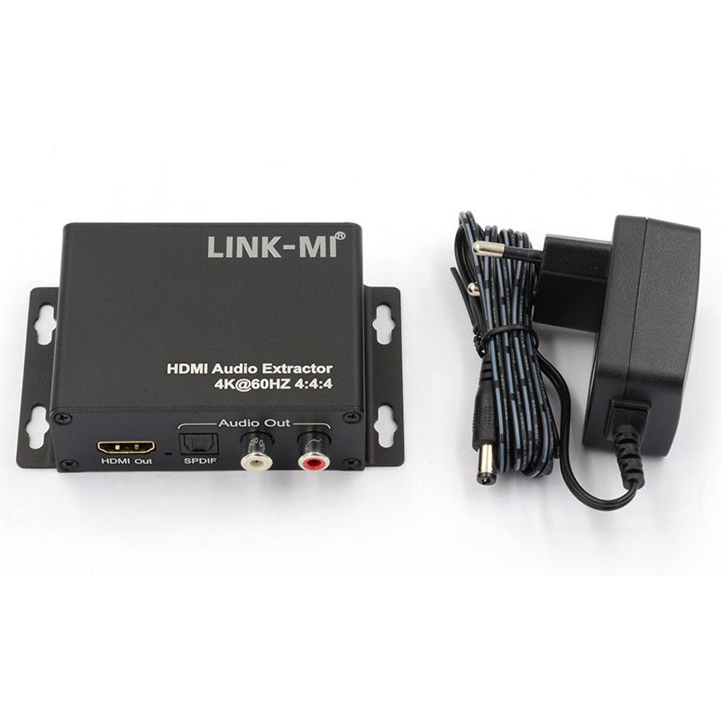 Prise en charge de l'extracteur audio HDMI 18 Gbps 4K 1080P EDID 3D Pour les récepteurs satellites Apple TV